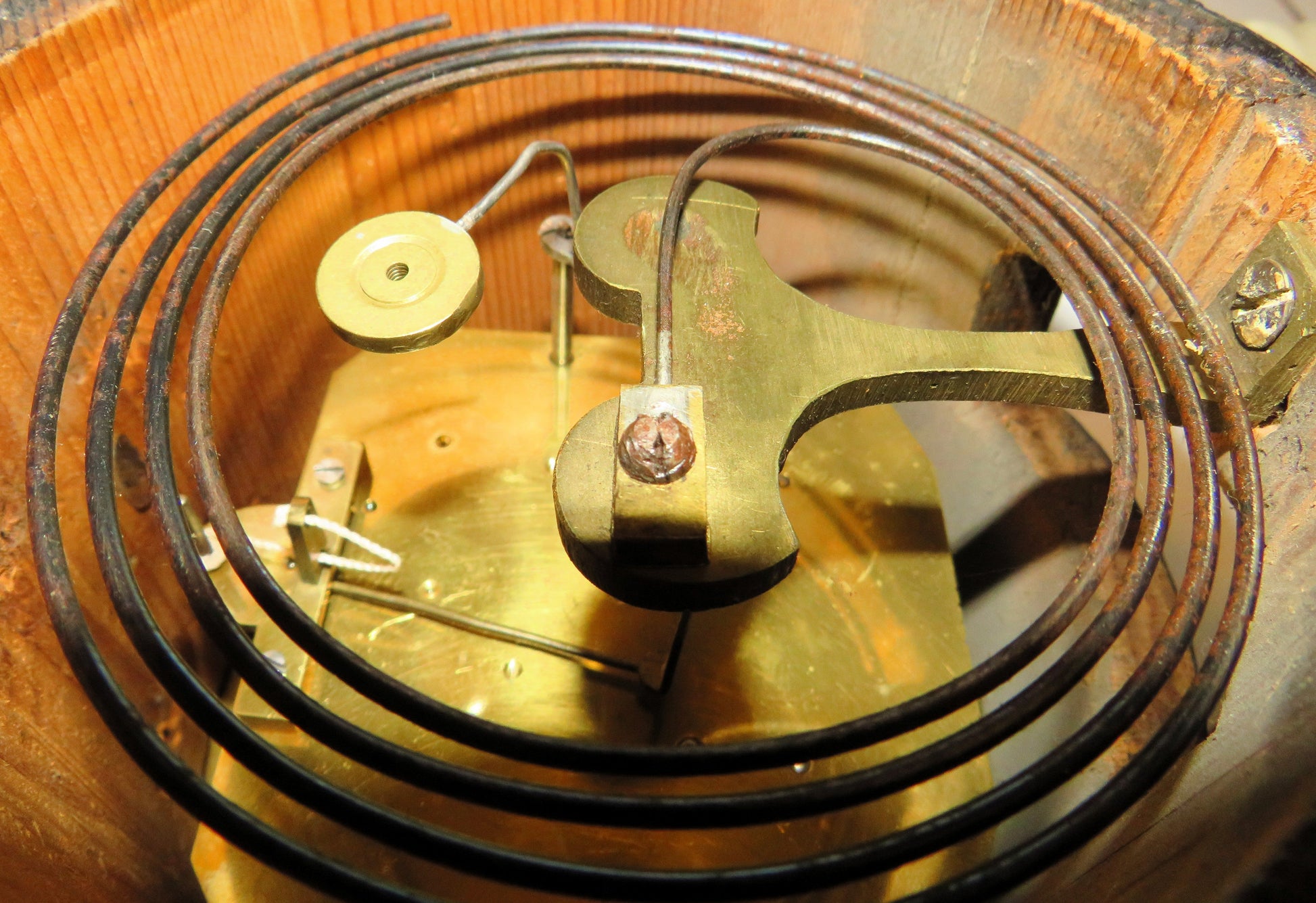 Wiener Portaluhr antik 54cm Stundenschlag Stockuhr Repetition Alabaster Säulen - Sammler - Uhren