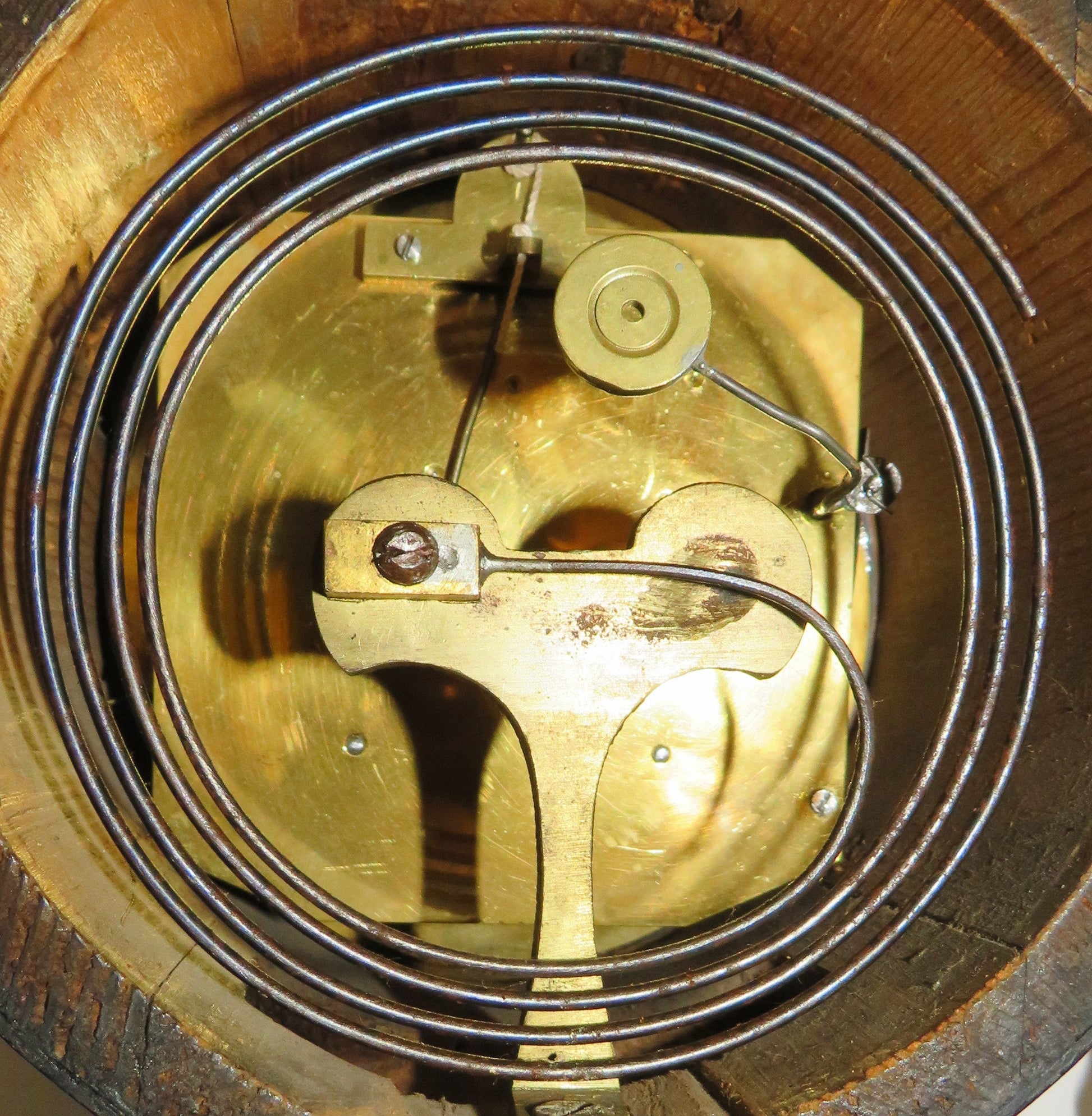 Wiener Portaluhr antik 54cm Stundenschlag Stockuhr Repetition Alabaster Säulen - Sammler - Uhren