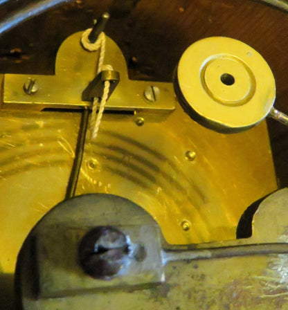 Wiener Portaluhr antik 54cm Stundenschlag Stockuhr Repetition Alabaster Säulen - Sammler - Uhren