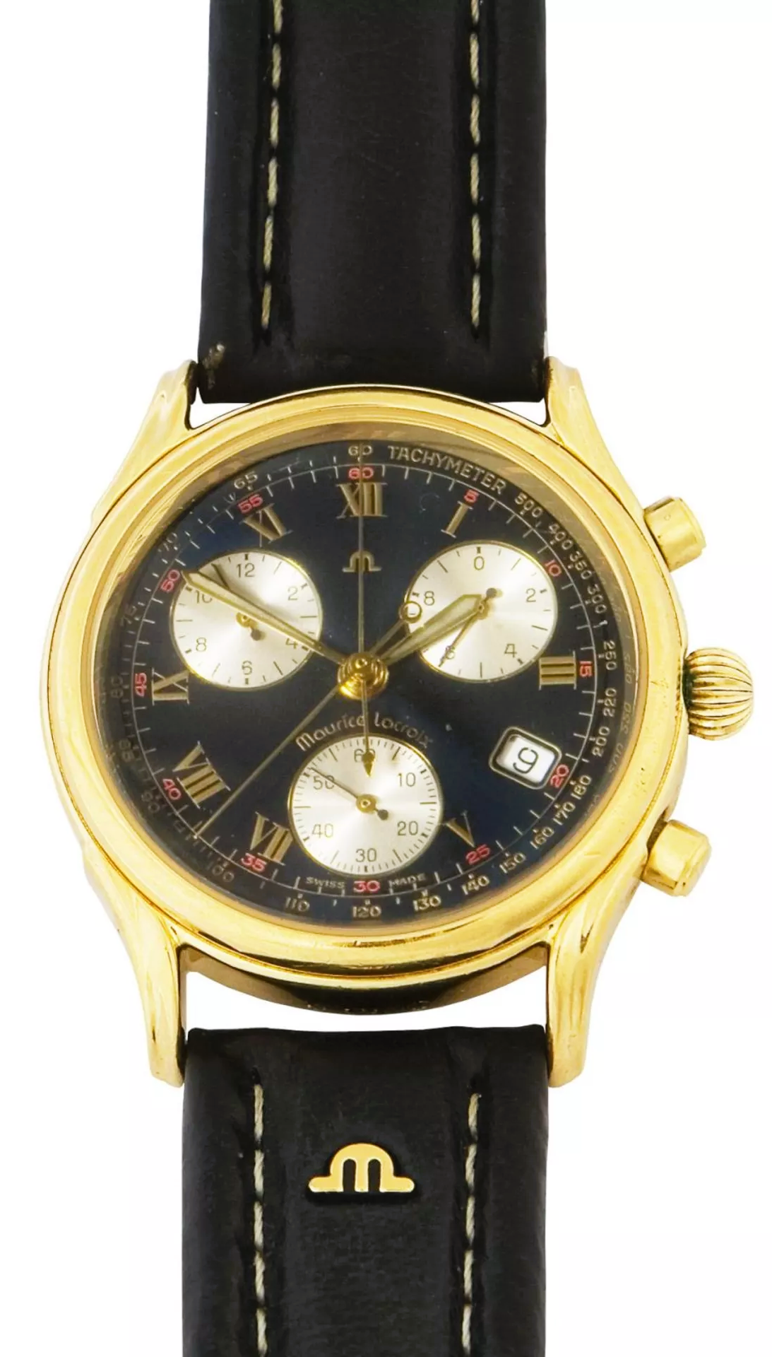 Maurice Lacroix Herren Chronograph Perlmutt Automatik Fullset Les Classiques