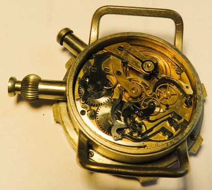 Zenith A Retour Reverso Bomben Abwurf Rücklauf Stoppuhr Luftwaffe 2. Weltkrieg - Sammler - Uhren