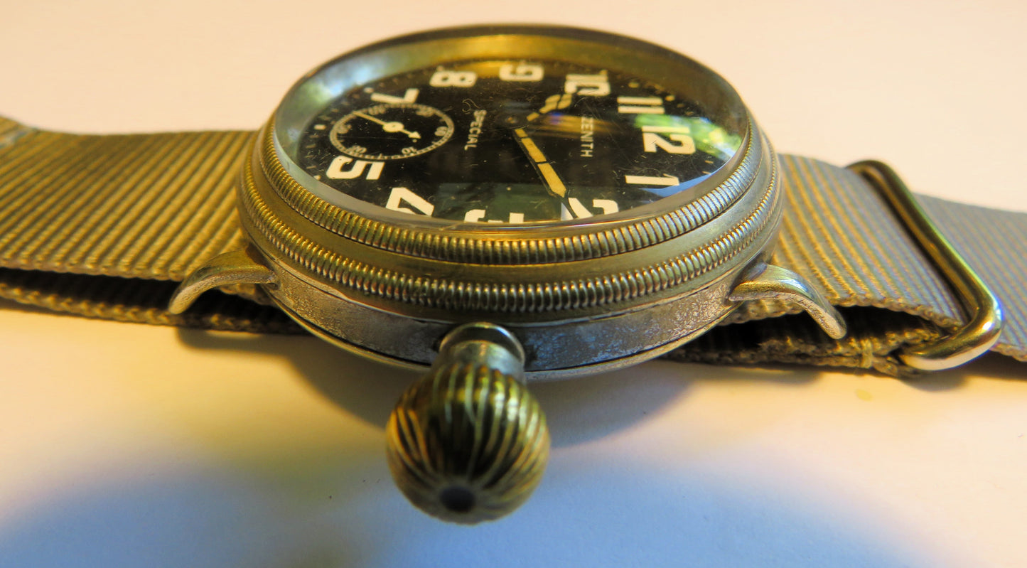 Zenith Special Pfeilindex Fliegeruhr Reichsluftwaffe 1930 WK2 Militär WK2 - Sammler - Uhren
