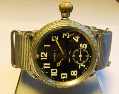 Zenith Special Pfeilindex Fliegeruhr Reichsluftwaffe 1930 WK2 Militär WK2 - Sammler - Uhren