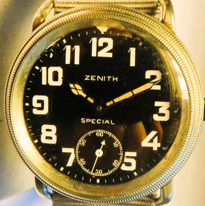 Zenith Special Pfeilindex Fliegeruhr Reichsluftwaffe 1930 WK2 Militär WK2 - Sammler - Uhren