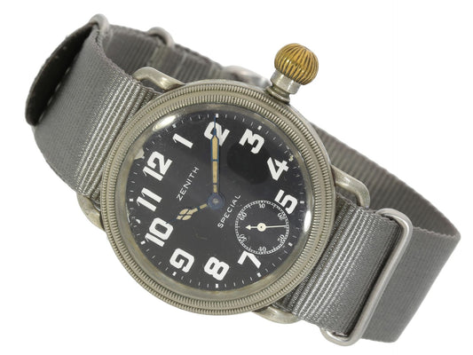 Zenith Special Pfeilindex Fliegeruhr Reichsluftwaffe 1930 WK2 Militär WK2 - Sammler - Uhren