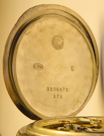 Zenith Sterling Silber Schützenuhr Eidgenössisches Schützenfest Aarau 1924 OVP - Sammler - Uhren