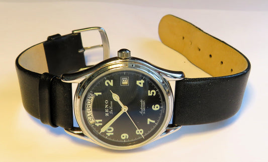 Zeno De Luxe HAU Automatik Tag / Datums Anzeige 30 Meter, ETA 2834, Ref. 7674 - Sammler - Uhren