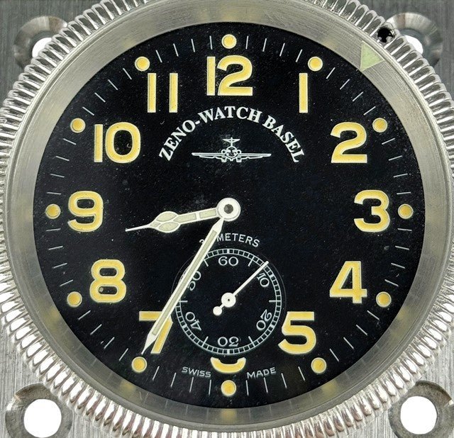Zeno-Watch Rallye-A1 Cockpit-Uhr, Navigations Borduhr Armaturenbrett in Originalverpackung - Sammler-Uhren