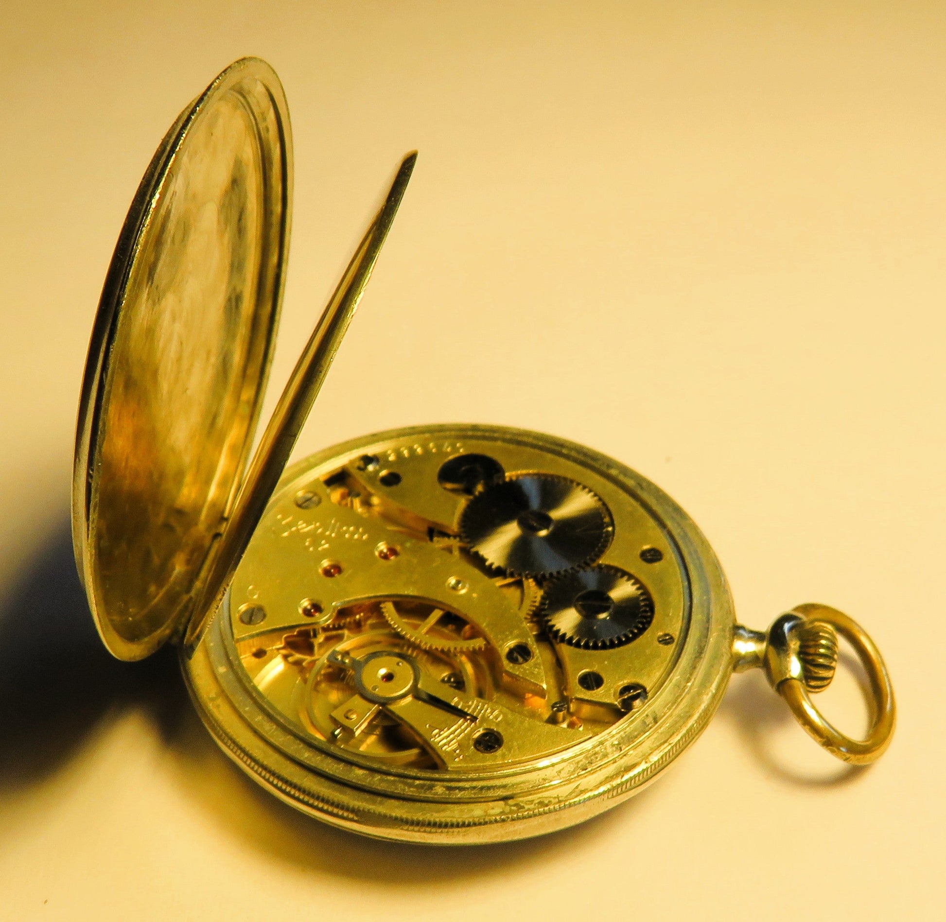 Zentra Cal. 62 Edelstahl Herren Taschenuhr Reichsarbeitsdienst 1938 - Sammler - Uhren