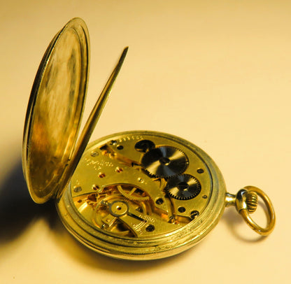 Zentra Cal. 62 Edelstahl Herren Taschenuhr Reichsarbeitsdienst 1938 - Sammler - Uhren