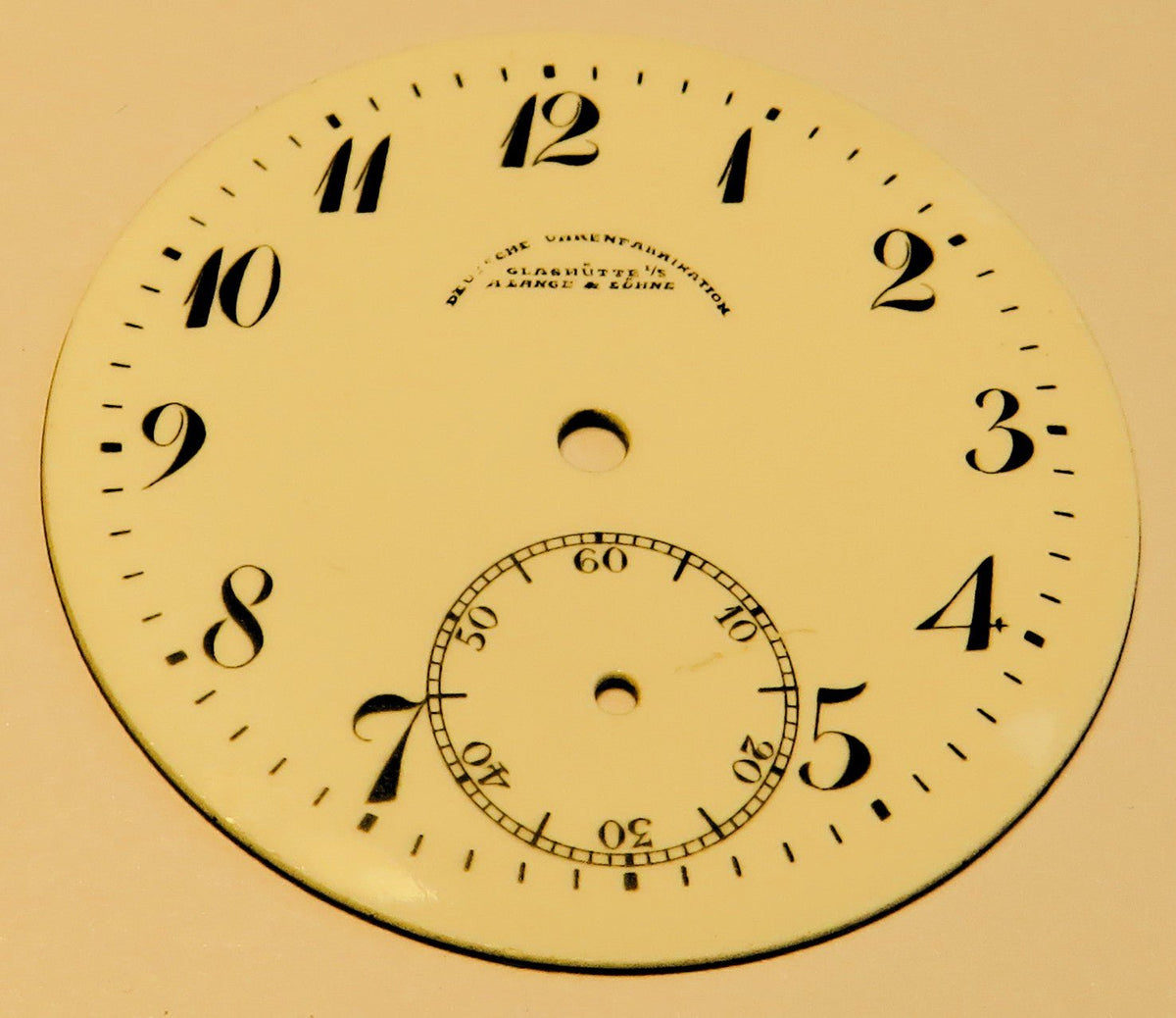 Zifferblatt DUF Lange&Söhne Glashütte 42mm Deutsche Uhrenfabrikation - Sammler-Uhren