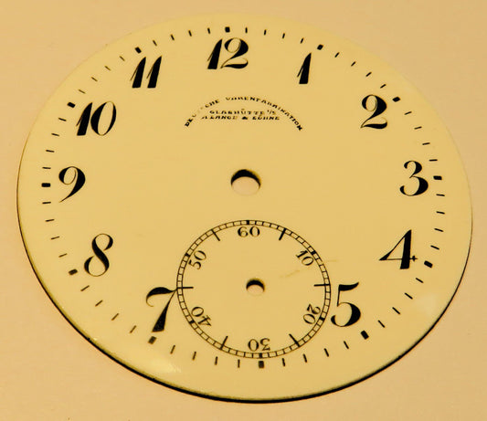 Zifferblatt DUF Lange&Söhne Glashütte 42mm Deutsche Uhrenfabrikation - Sammler-Uhren