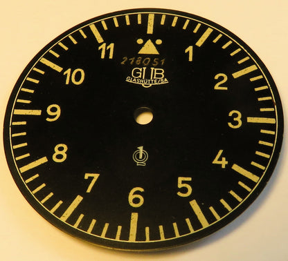 Zifferblatt GUB Lange&Söhne Glashütte B - Uhr Beobachtungsuhr Kaliber 48 Nachkrieg - Sammler - Uhren